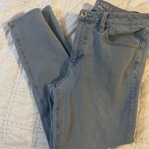 American Eagle Outfitters Women's Light Blue Jeggings